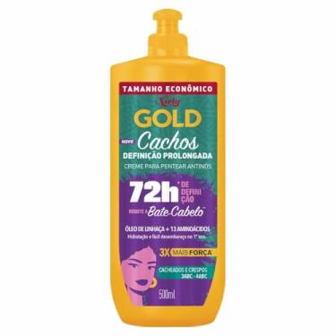 Imagem de Creme Para Pentear Niely Gold 500ml Cachos