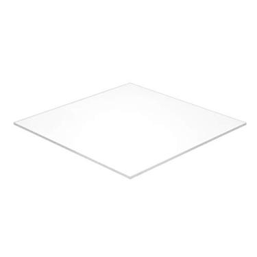 Imagem de Falken Design Painel de placa de alumínio composto ACM, branco fosco, 60 cm x 60 cm x 0,6 cm