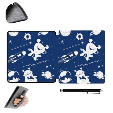 Imagem de GUKSRASO Capa para Kindle Oasis 10ª/9ª Geração (Modelo: CW24WI/S8IN4O) - Compatível com 7 Polegadas, Material TPU à Prova D'água, com Alça de Mão e Caneta Stylus