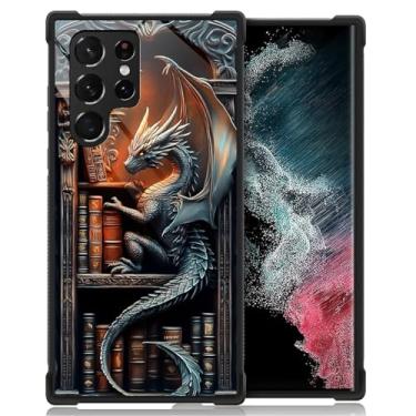 Imagem de ZHEGAILIAN Capa para Samsung Galaxy S25 Ultra | Almofada de ar de 4 cantos à prova de choque + amortecedor de TPU macio com aderência antiderrapante e padrão elegante para homens, meninos e mulheres |