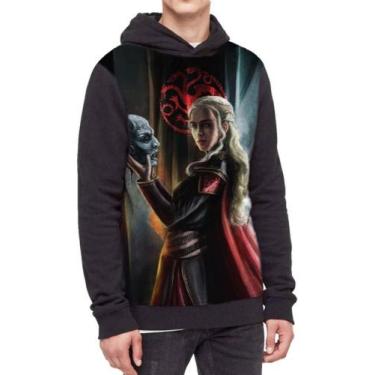 Imagem de Moletom Com Capuz Game Of Thrones Daenerys Full Print Ref:55 - smoke, 