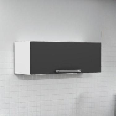 Imagem de Armário de Cozinha em Aço 1 para Geladeira Porta Horizontal Basculante