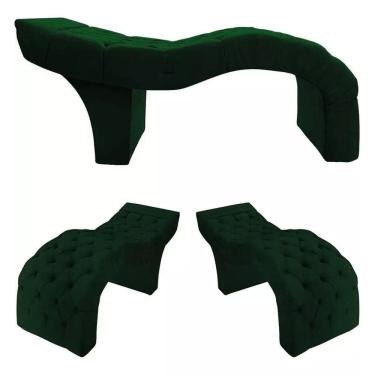 Imagem de Maca Estetica Verde Profissional Premium Suede - Santo Box FR