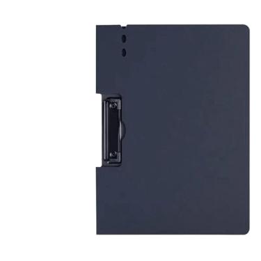 Imagem de pasta colorida prancheta com capa A4,material de escritorio(PRETO 5391A)