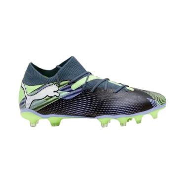 Imagem de PUMA Tênis feminino Future 7 Match Firme, chuteiras artificiais de futebol, Gray Skies-puma branco-maçã efervescente, 36