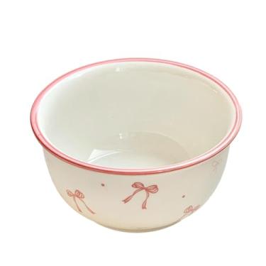 Imagem de Prato de cerâmica redondo sob o vidrado doméstico requintado resistência a altas temperaturas - [branco] - tigela de arroz de 11,4 cm.