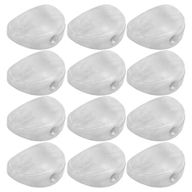 Imagem de XUXHOU Botões de Cabeça da Máquina de Afinação de Guitarra para Guitarras Elétricas, 12 Conjuntos de Pinos de Ajuste, Botões para Excelente Desempenho (Branco Pérola)
