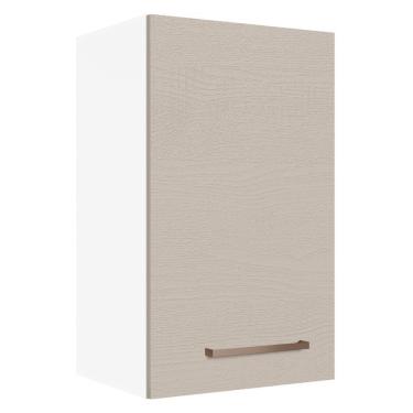 Imagem de Armário Aéreo 40 Cm 1 Porta Branco/crema Agata Madesa Branco/crema