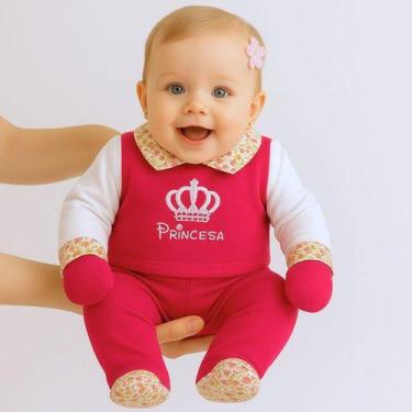 Imagem de Conjunto Pagão 100% Algodão Roupa Saída Maternidade Bebê Menino Ou Men