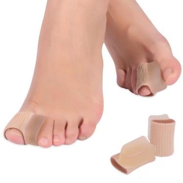 Imagem de Separador de dedos ZJChao Corretor de joanetes Hallux Valgus 2 pares