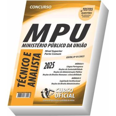 Imagem de Apostila Mpu - Técnico E Analista - Parte Comum Aos Cargos - Curso ofi
