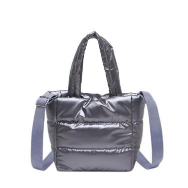 Imagem de Bolsa tiracolo pequena bolsa feminina bolsa mensageiro bolsa feminina fitness multifuncional, Cinza, Casual