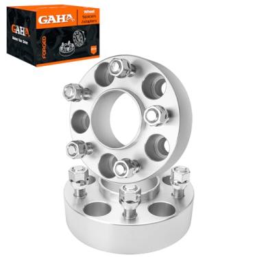 Imagem de Espaçadores de roda de 5 x 4,5 cm com pinos de 1/5.1 cm x 20 compatíveis com Ford Mustang Edge Explorer Ranger Crown Victoria Lincoln Town Car Aviator MKX Mercury Grand Marquis Mazda Navajo, hub de