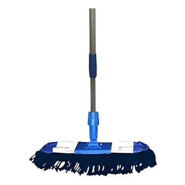 Imagem de Mop Pó Profissional Nobre 40cm – Refil de Algodão e Cabo Telescópico 1,40m