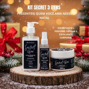 Imagem de Kit Swiss Beauty Secret Glow Loção Hidratante 250g + Scrub 250g + Perf