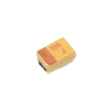 Imagem de Acessórios eletrônicos 50 peças/lote SMD capacitor de tântalo 106J 10UF 6,3V P-Type 0805/2012 amarelo com circuito de controle de polaridade