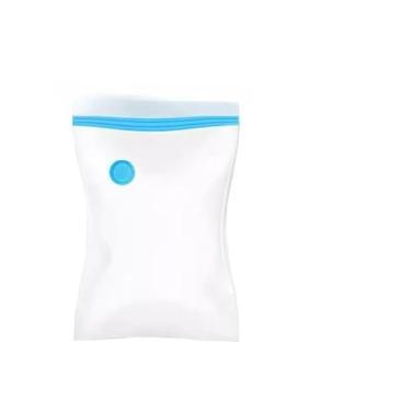 Imagem de Kit 10 SacosGrande saco de armazenamento a vácuo, cobertor, roupas, saco de armazenamento de edredom(（50 * 70）* 3 + bomba)