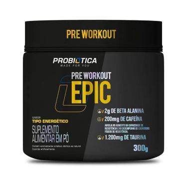 Imagem de Epic Pré Workout - 300g Tipo Energético - Probiótica-Unissex