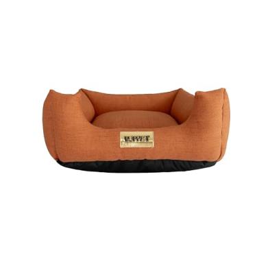 Imagem de Cama quadrada caminha para pet cachorro gato,grande e medio, Cor Tijolo Tam. G