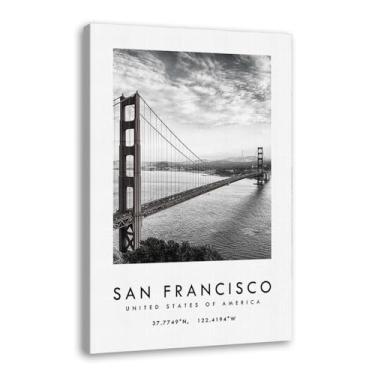 Imagem de Pôster de cidade preto e branco - impressão de viagem Roma Las Vegas Veneza Paris Sydney Amsterdam Amalfi Sanfrancisco Pintura em tela impressões de paisagem da cidade do mundo imagens de parede