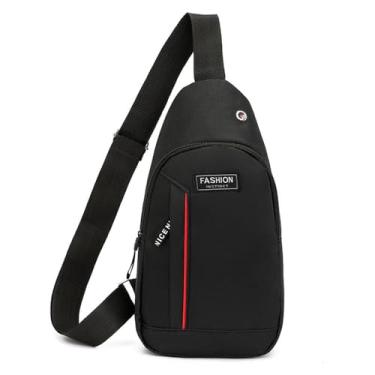 Imagem de Mochila tiracolo pequena para homens e mulheres, bolsa tiracolo para viagem, caminhada, bolsa de peito