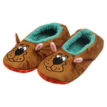 Imagem de Scooby Doo Pantufas com Tie Dye Mystery Machine Meias antiderrapantes para mulheres homens, Multi, Small/Medium