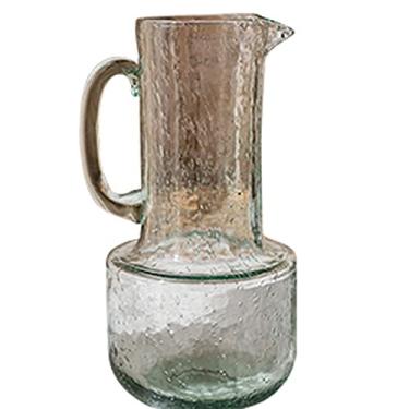 Imagem de YYBOES Vaso de vidro para decoração de vaso de flores, vaso de vidro, vaso de flores, bolha, transparente, feito à mão, vaso de flores artificiais, decoração de casa, arranjo de flores, sala de estar