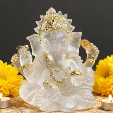 Imagem de Yahu Lando Estátua do Deus Indiano Ganesha 8 cm (Transparente)
