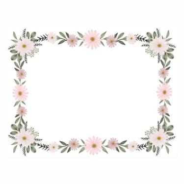 Imagem de Jogo Americano Mesa Posta Kit 2 a 12 Unidades Impermeável Decoração de Mesa (Flores Delicadas,Kit 12 peças)