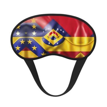 Imagem de Máscara de dormir blackout com estampa bandeira da Venezuela, máscara para os olhos, leve, macia, para dormir, meditação, viagem, ioga
