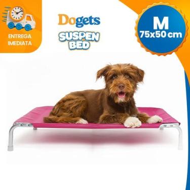 Imagem de Cama De Cachorro Tamanho P Lávavel Dogets Suspen Bed, Rosa