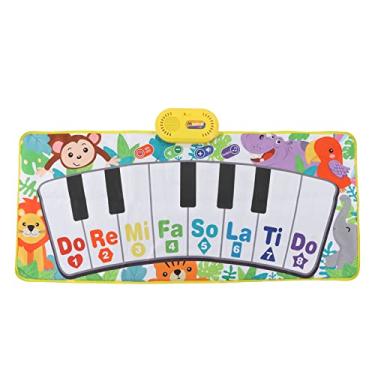 Imagem de SIWOTED Animal Piano Música Tapete Brinquedo Educacional Portátil Presente Tapete de Jogo de Teclado para 3 Anos Acima de Idade