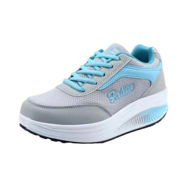 Imagem de Sapatos femininos vulcanizados, tênis de alta qualidade, plataforma am