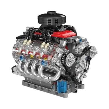 Imagem de Blocos De Montagem De Modelos De Motores Elétricos V8 V12 W12, Brinque