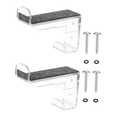 Imagem de oshhni Conjunto de 2 Suportes de Parede para Pranchas de Snowboard, Organizadores Horizontais, Suportes para Capacete, Ideais para Casa, Galpão ou Quarto, Claro