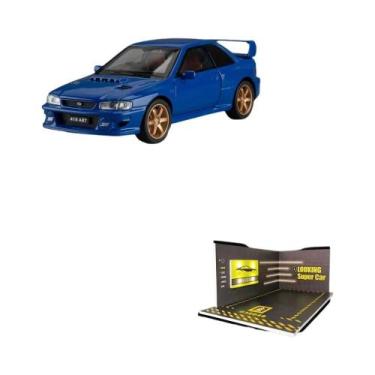 Imagem de Mini Carro De Brinquedo Subaru Impreza Em Escala 1:32 Com Som, Luz E P