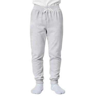 Imagem de Calça Infantil Menino Moletom Flanelada Algodão Ajustável-Masculino