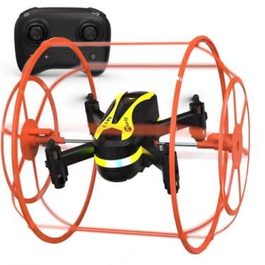 Imagem de Morlyrctooy M17 Mini RC Quadcopter Drone para iniciantes com modo sem cabeça e rotação 3D