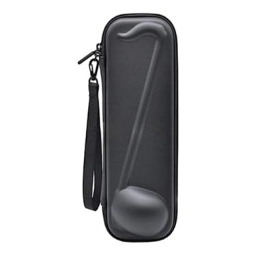 Imagem de simhoa Estojo de transporte para instrumento musical eletrônico japonês, sintetizador portátil com alça de mão para shows, Preto