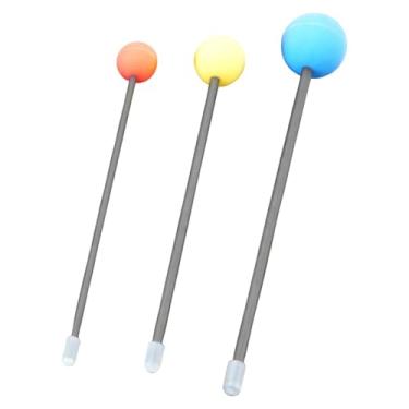 Imagem de MERIGLARE Baqueta de fricção para gongo, acessório profissional para instrumentos musicais, ideal para tocar gongos chineses e percussão acústica, 3 Peças