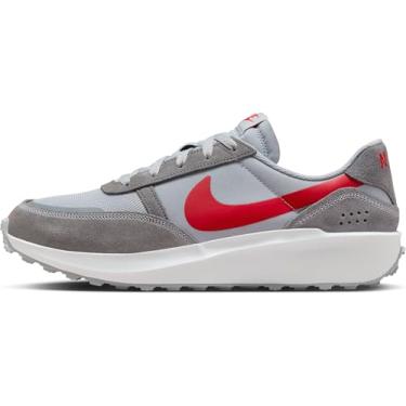 Imagem de Nike Sapato masculino Waffle Debut masculino, Cinza lobo/cinza claro/branco/vermelho universitário, 43 BR