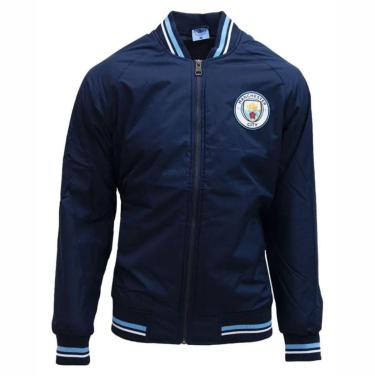 Imagem de Jaqueta Masculino Bomber Casaco Manchester City Azul Oficial-Masculino