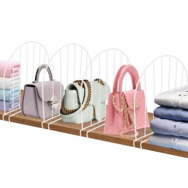 Imagem de Divisórias de prateleira SSawCasa Tall 30cm de metal, pacote com 8 uni