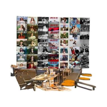 Imagem de Bandeiras De Lana Del Rey Em Tamanho Grande Impressas Para Decorações 