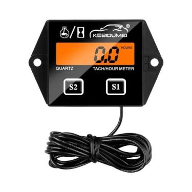 Imagem de Tacômetro Digital LCD Para Motor De Popa, Cortador De Grama, Motocross