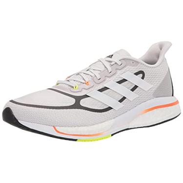 Imagem de adidas Supernova + Tênis de Corrida Masculino, Cinza/branco/laranja gritante, 11.5