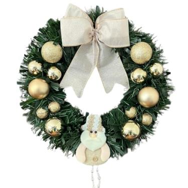 Imagem de Guirlanda de Natal Festão - Decoração Natalina para Porta, Enfeite Festivo com Detalhes Coloridos, Ideal para Casa, Sala e Ambientes Festivos
