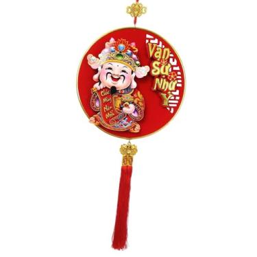 Imagem de IEUDNS Pingente decorativo do Ano Chinês do Cavalo, da Riqueza, para janela, Balançando a Cabeça