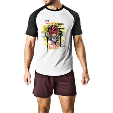 Imagem de Camiseta Raglan 058 Hellev Oetsluis, GG