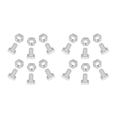 Imagem de Naroote Conjunto de Parafusos de Porcas de Alumínio Duráveis ​​para Estufa, Acessório de Ferramenta de Substituição para 50 Peças 50 Peças para Jardineiros